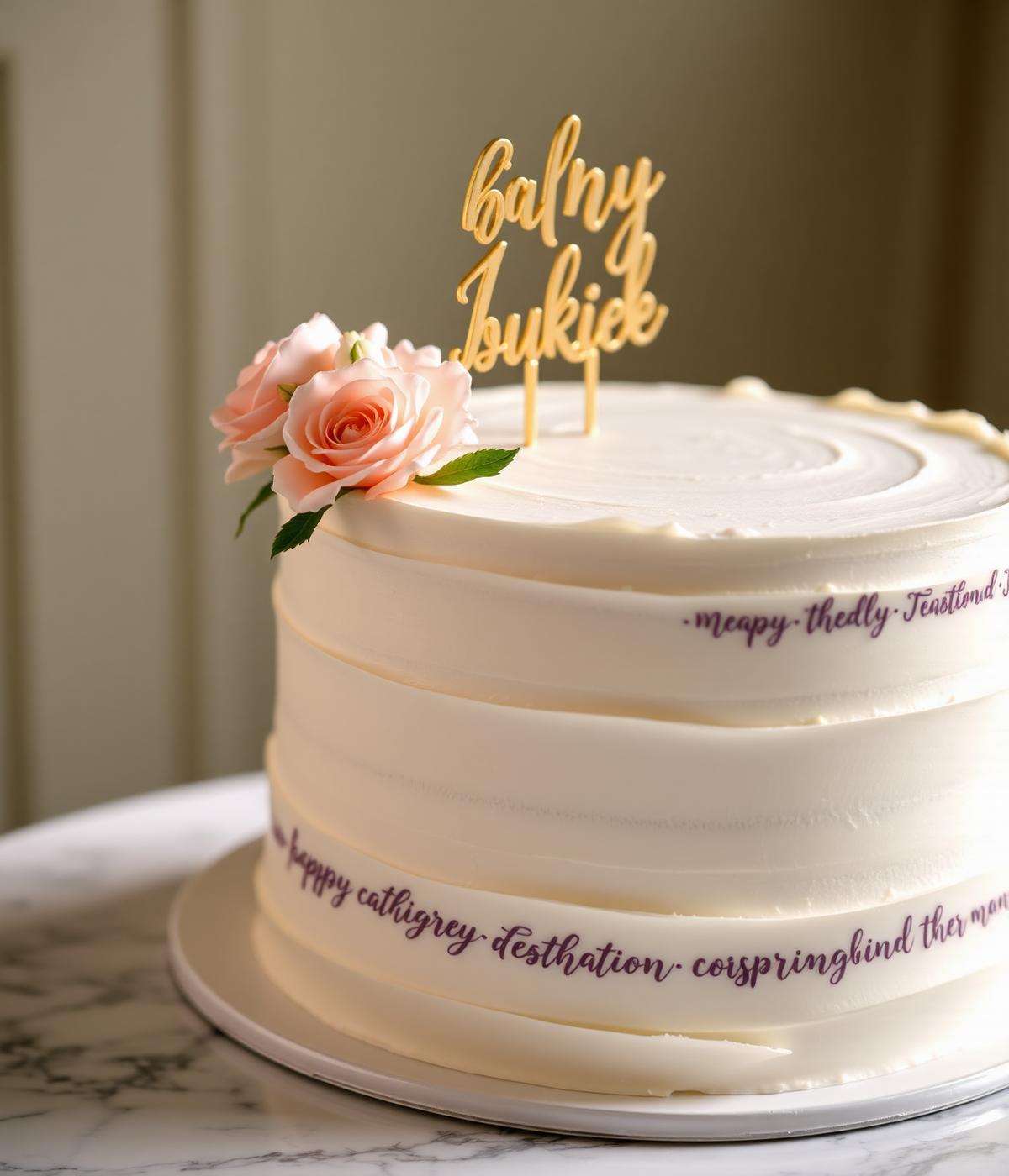 A custom celebration cake by The Caesar